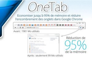 OneTab extension Firefox Chrome